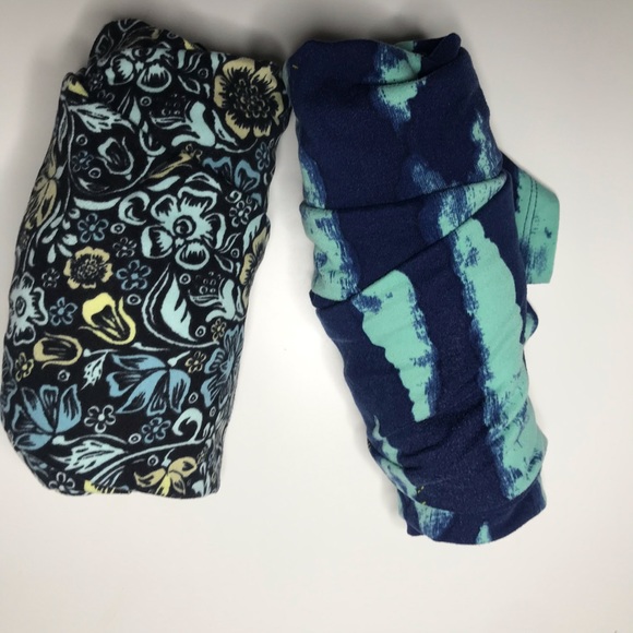 LuLaRoe Pants - Lularoe two pack bundle teal one size